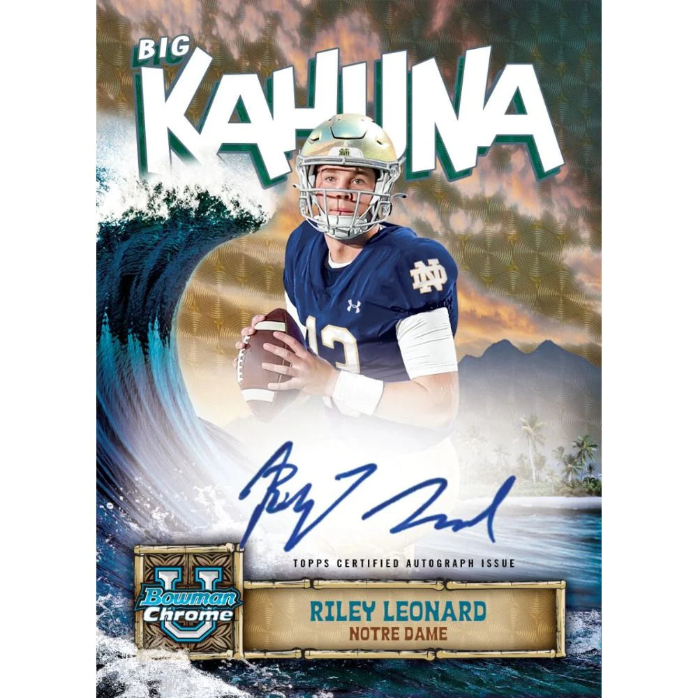 2024 Bowman Chrome University Football Monster Box (Winter Sale)