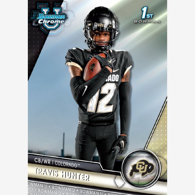 2023 Bowman Chrome University Football Blaster Box