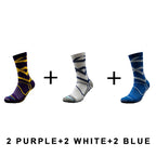 Men's High Top Professional Cycling Socks (6 pairs)