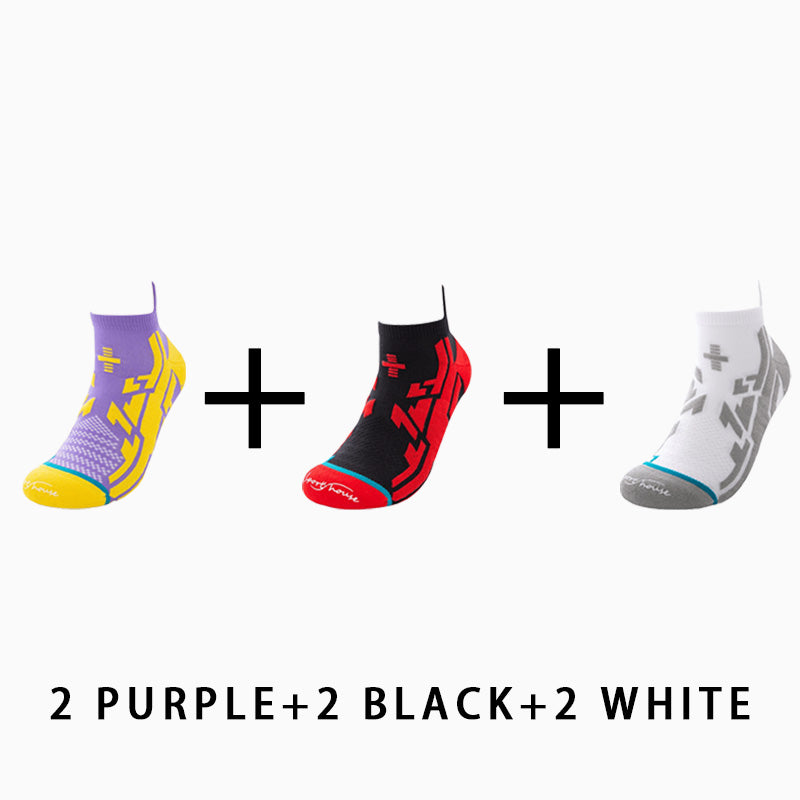 Profession Men's Running Compression Socks(6 pairs)