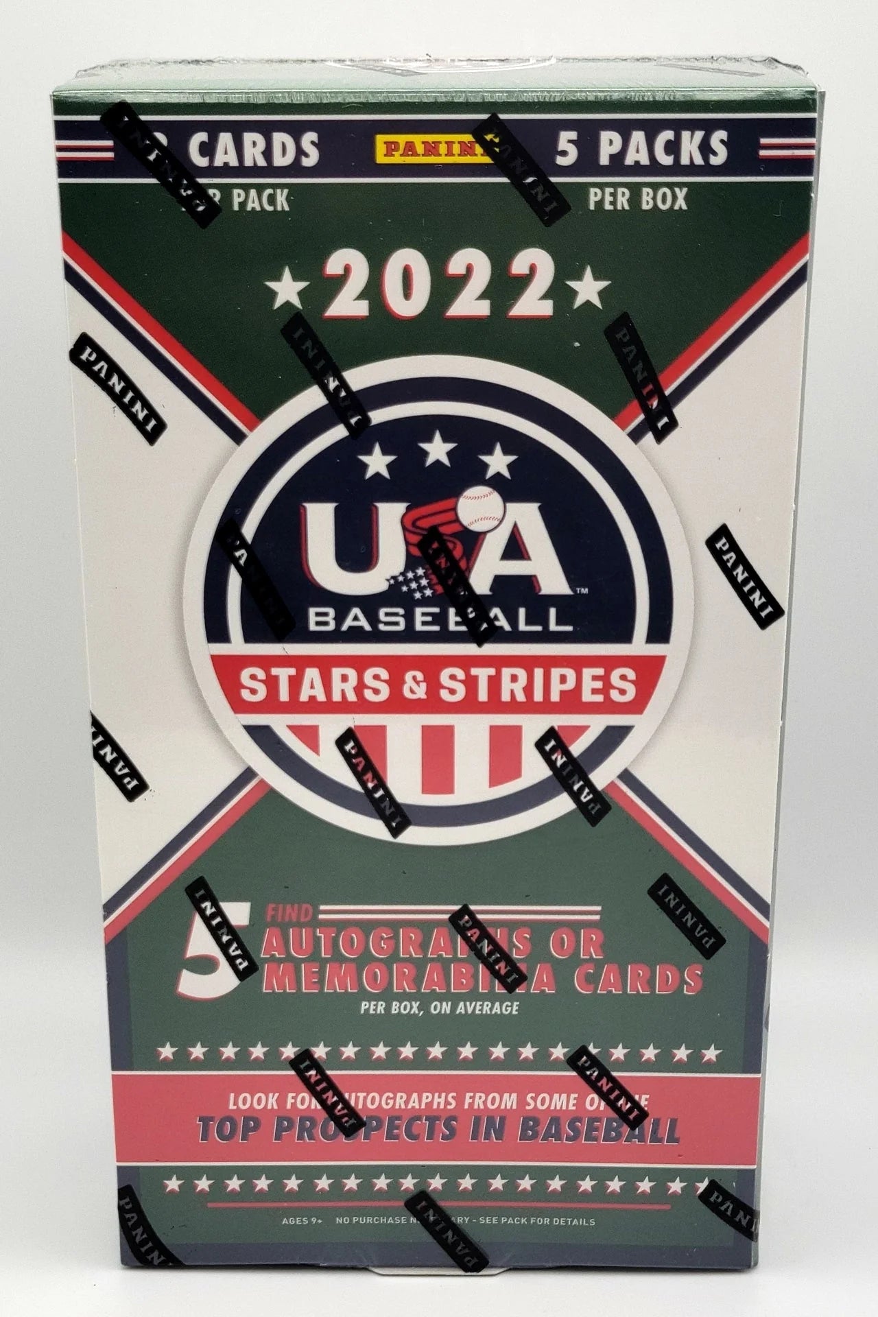 2022 Panini USA Stars & Stripes Baseball Hobby Box