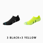 Men's Breathable Towel Sole Running Socks（6 pairs）
