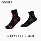 Couple's Professional Non-slip Running Socks(6 pairs）
