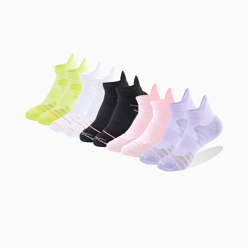 Women's Short Running Compression Socks(6 pairs）