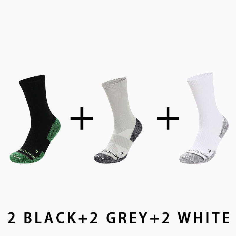 Men's Mid-calf Running Socks(6 pairs)
