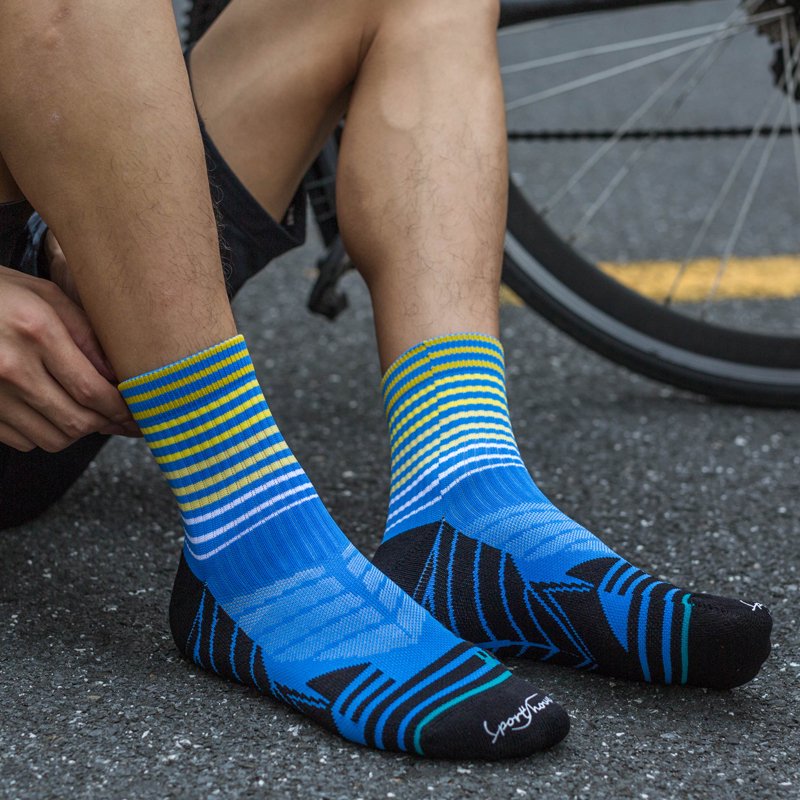 Professional Riding Men's Sport Socks(6 pairs）