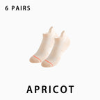 Women Low Cut Running Compression Socks(6 pairs）