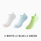 Women Low Cut Running Compression Socks(6 pairs）