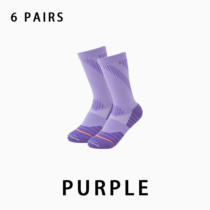 Towel Bottom Women‘s Running Socks（6 pairs）