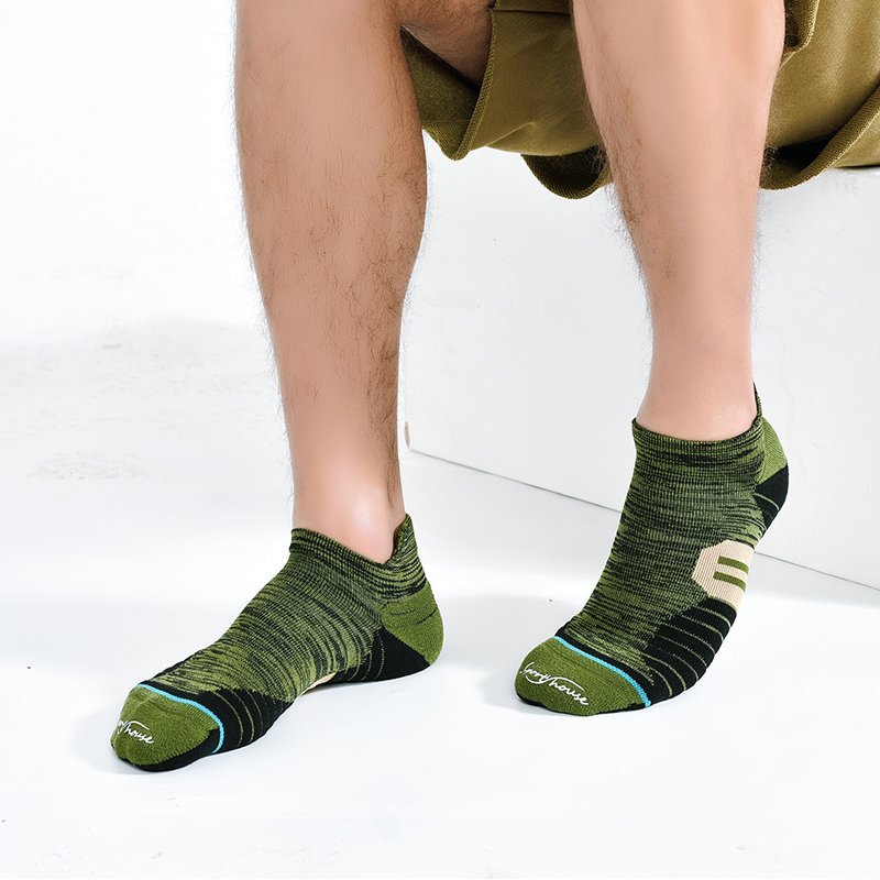 Profession Thin Men's Running Socks（6 pairs）