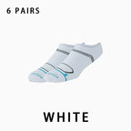 Men's Low Cut Breathable Running Socks(6 pairs）
