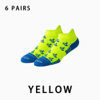 Men's Short Thin Running Socks（6 pairs）