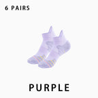 Women's Short Running Compression Socks(6 pairs）