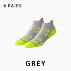 Men's Short Thin Running Socks（6 pairs）