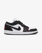 NIKE AIR JORDAN1 LOW SE UTILITY WHITE BLACK GYM RED W