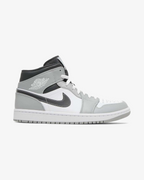 NIKE AIR JORDAN1 MID LIGHT SMOKE GREY ANTHRACITE