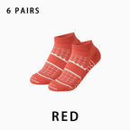 Women's Non-slip Running Sports Socks(6 pairs）