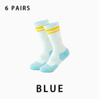 Professional Women Breathable Running Socks（6 pairs）