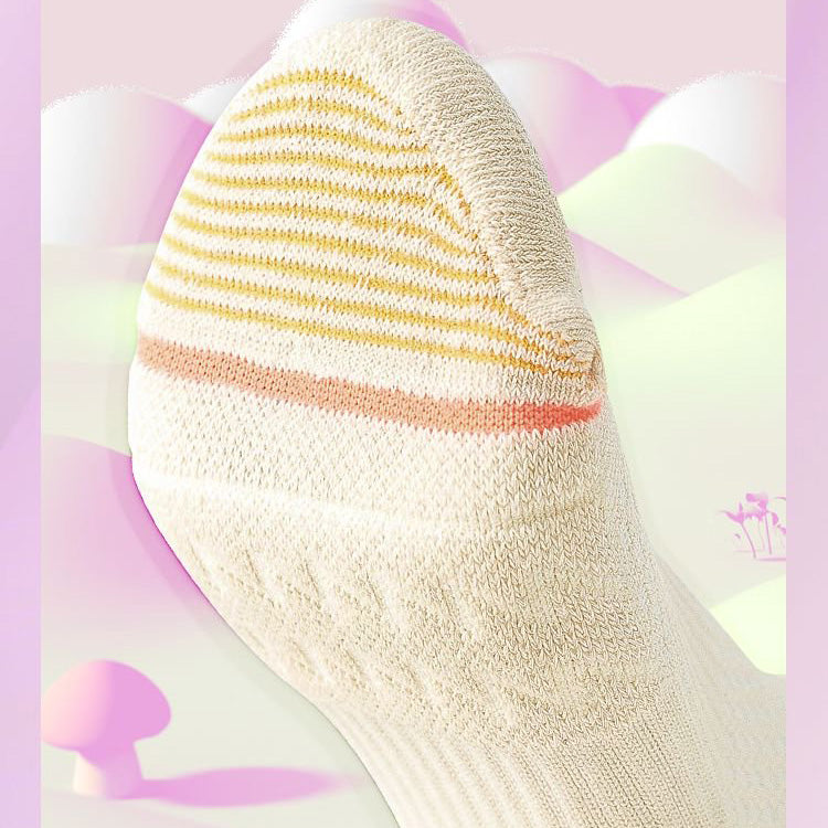 Mid-calf Breathable Women's Sport Socks (6 pairs）