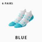 Men's Short Thin Running Socks（6 pairs）