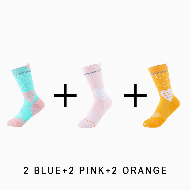 Women's Professional Breathable Cycling Socks（6 pairs）