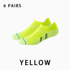 Men's Breathable Towel Sole Running Socks（6 pairs）