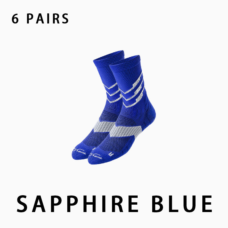 Men's Marathon Running Socks（6 pairs）