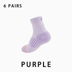 Women's Anti-slip Sports Running Socks（6 pairs）
