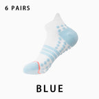 Profession Non-slip Women's Running Socks(6 pairs）