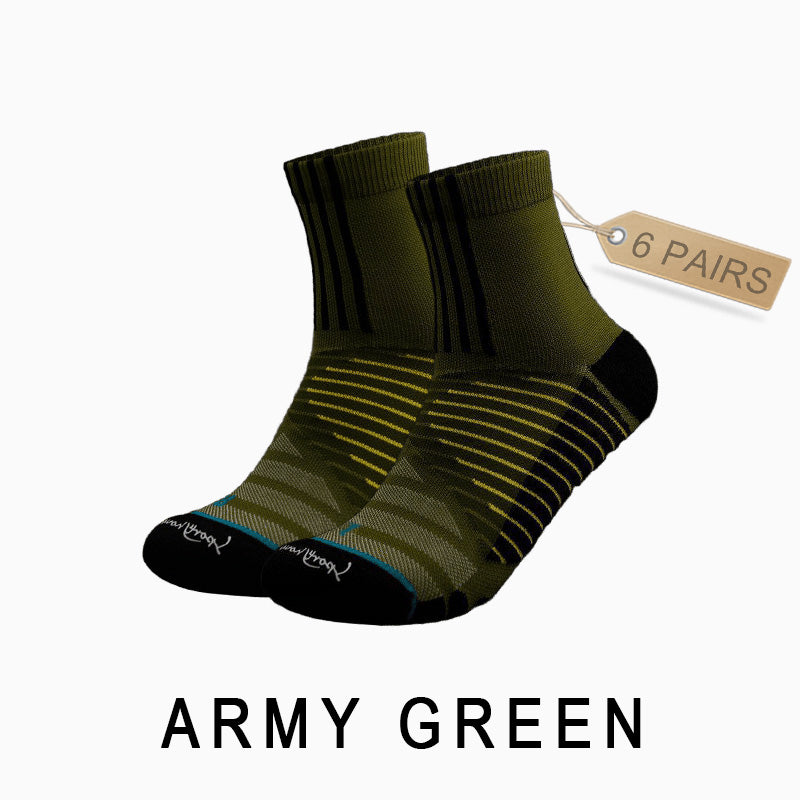 Mens Grip Socks Fitness （6 pairs）