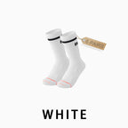 Women Breathable Mid-calf Running Socks(6 pairs）