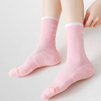 Mid Crew Towel Bottom Women's Cycling Socks（6 pairs）
