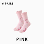 Women's Autumn/Winter Thickened Running Socks（6 pairs）