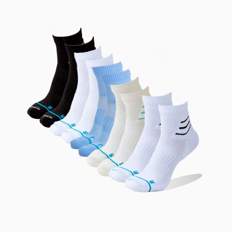 Men's Breathable Medium Fitness Socks（6 pairs）
