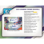 2024 Bowman Chrome Baseball HTA Choice Box