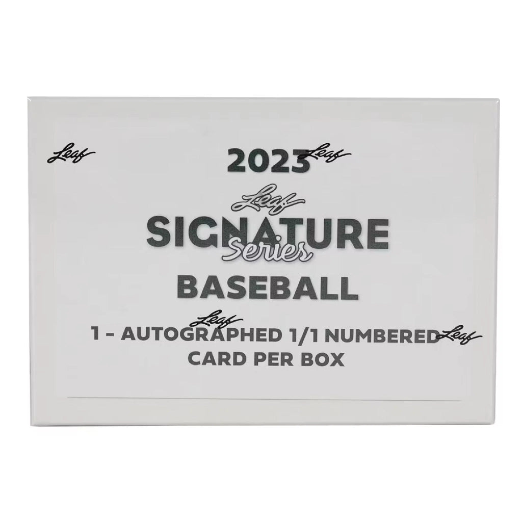 2023 Leaf Signature Series Baseball Hobby Box