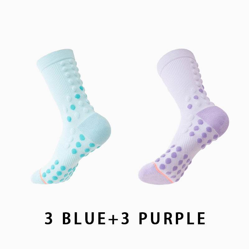 Women's Non-slip Profession Running Socks(6 pairs）