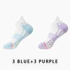 Profession Non-slip Women's Running Socks(6 pairs）