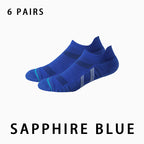 Men's Breathable Towel Sole Running Socks（6 pairs）