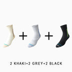 Men's Breathable  Mid-calf Cycling Socks （6 pairs）