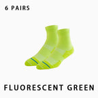 Men's Mid-calf Towelling Sole Running Socks(6 pairs）