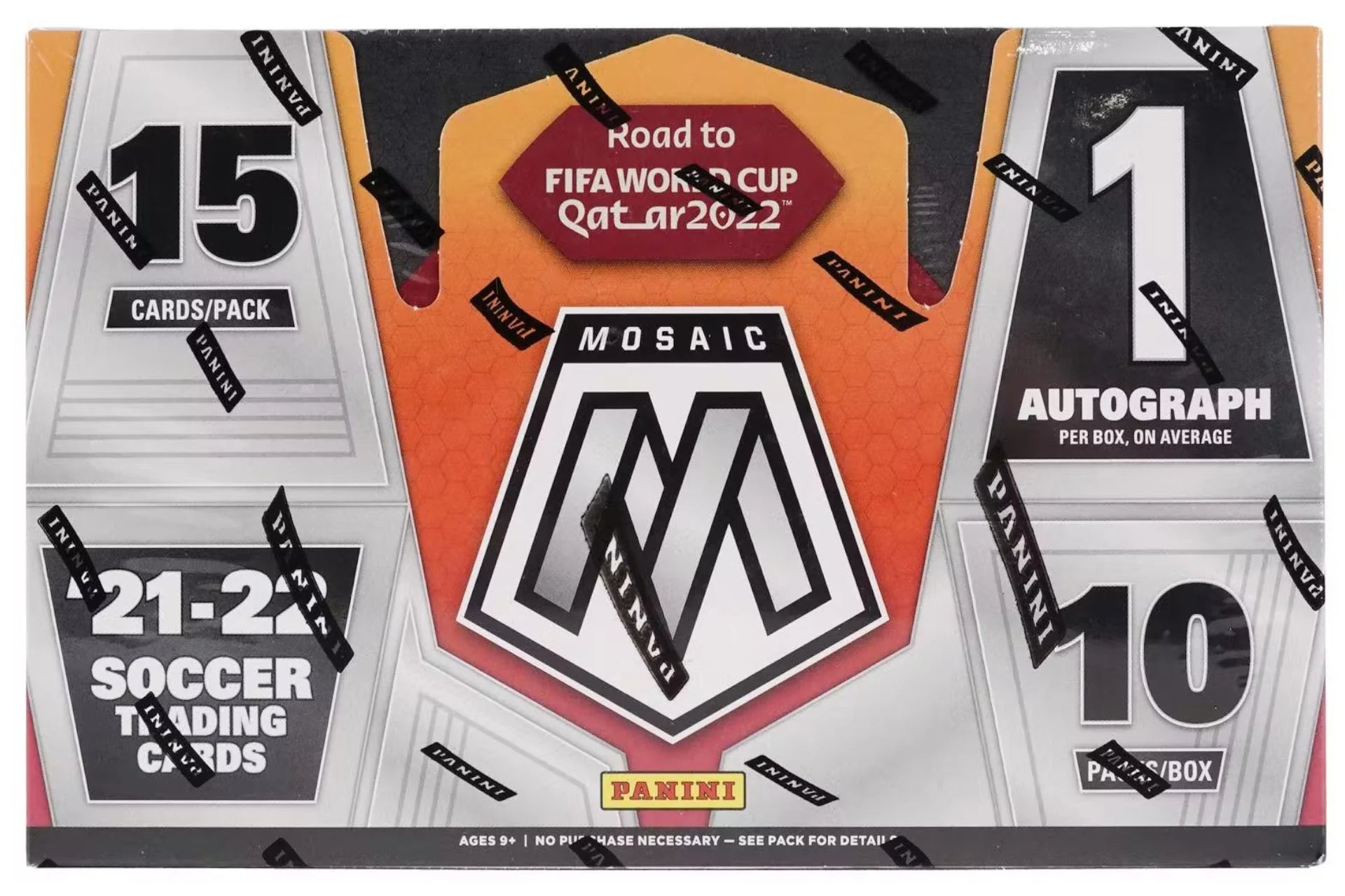 2021/22 Panini Mosaic FIFA Road to the World Cup Soccer Hobby Box