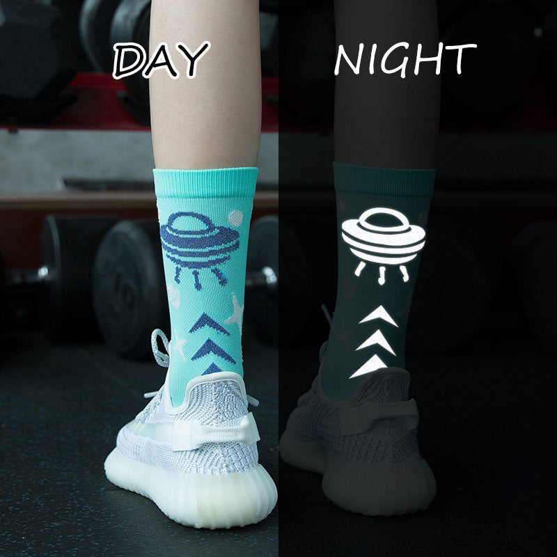 Breathable Mid-calf Women Running Socks（6 pairs）
