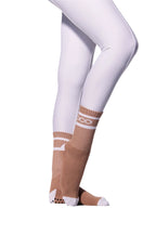 COCO Grip Socks | Nude & White