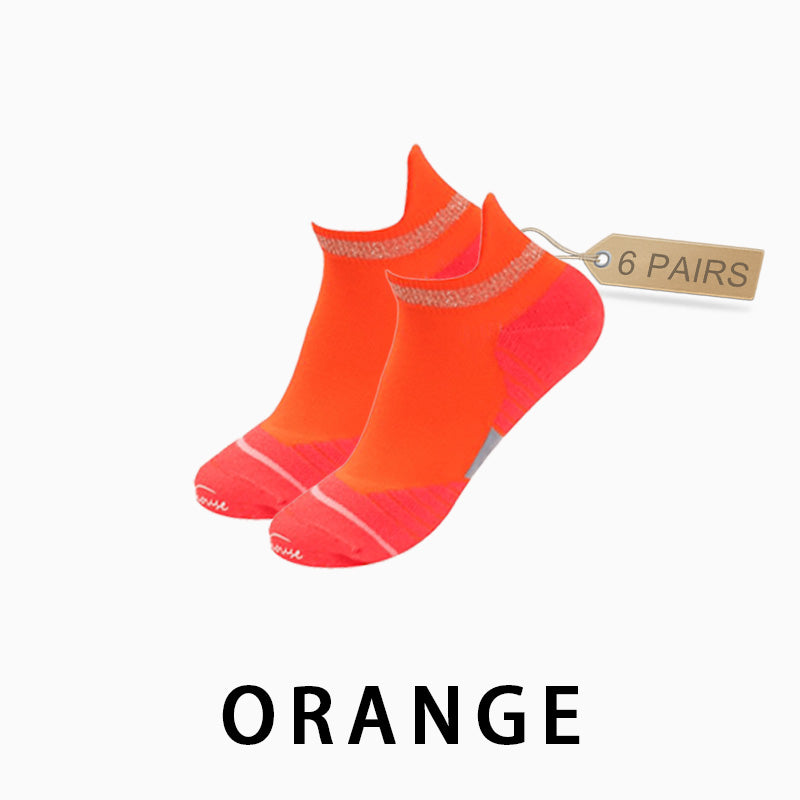 Women's Low Cut Running Socks(6 pairs）
