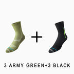 Men's Breathable  Mid-calf Cycling Socks （6 pairs）