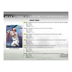 2023 Topps Stadium Club Baseball Hobby Box