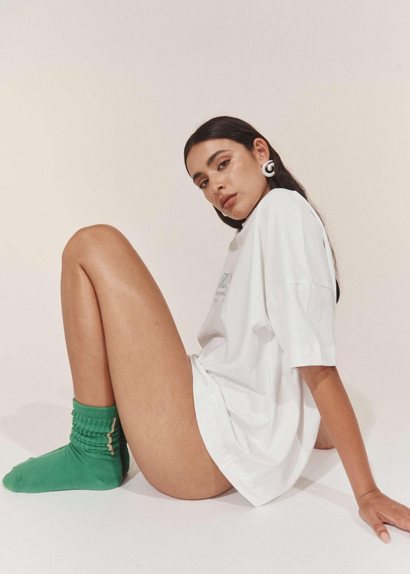 The Slouchy Sock LITE -  Sea Green