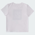 Kids' adidas Two-Piece Short Sleeve Graphic Cotton Tee and 3-Stripes Shorts Set