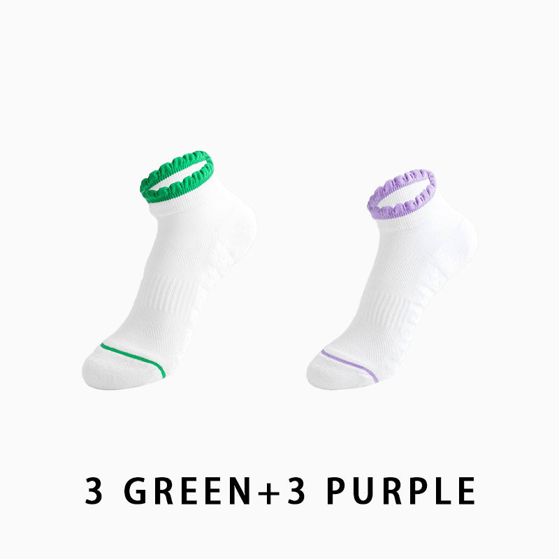 Women's Low Cut Running Socks（6 pairs）